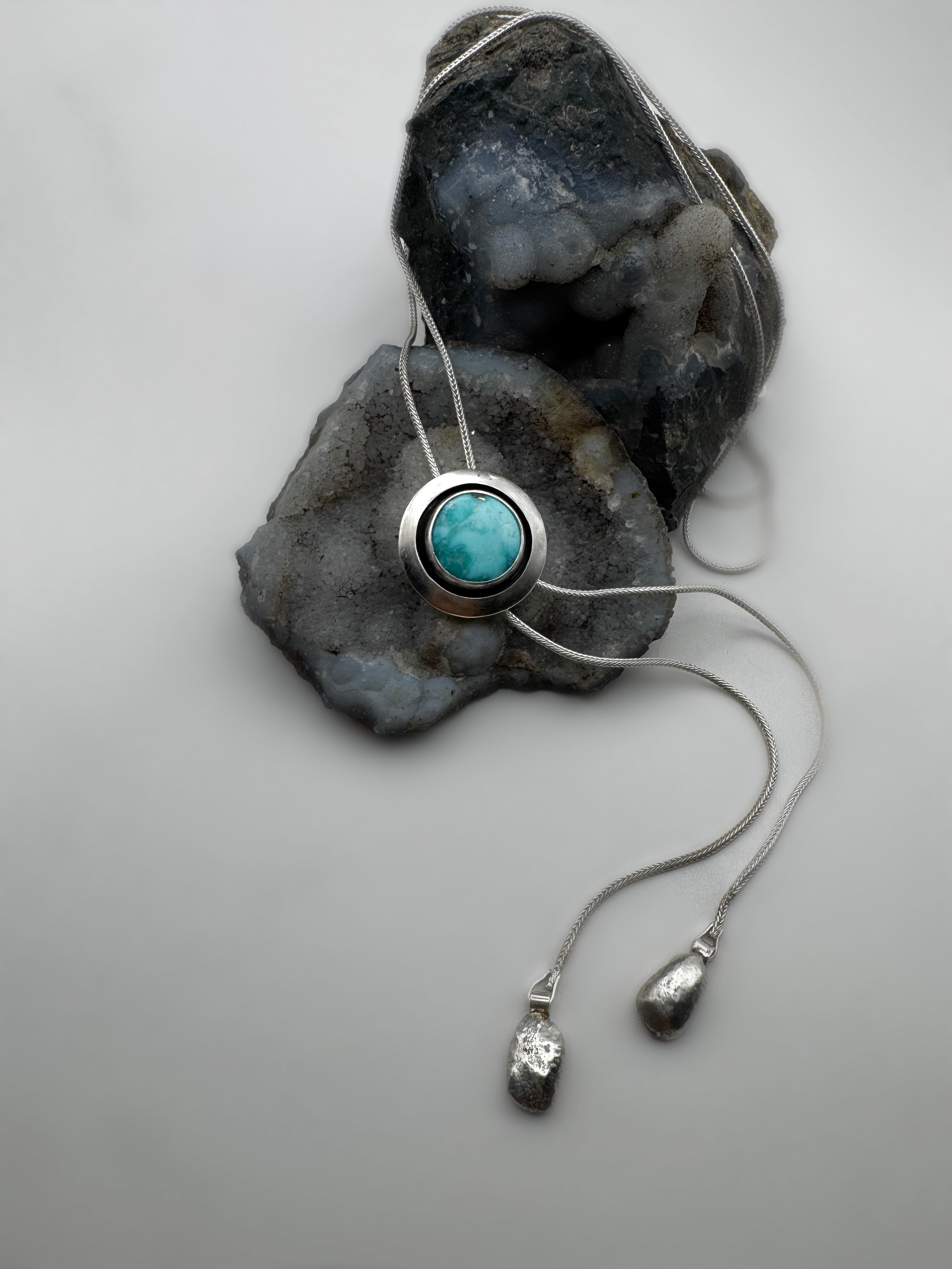 Silver Frame Necklace #2