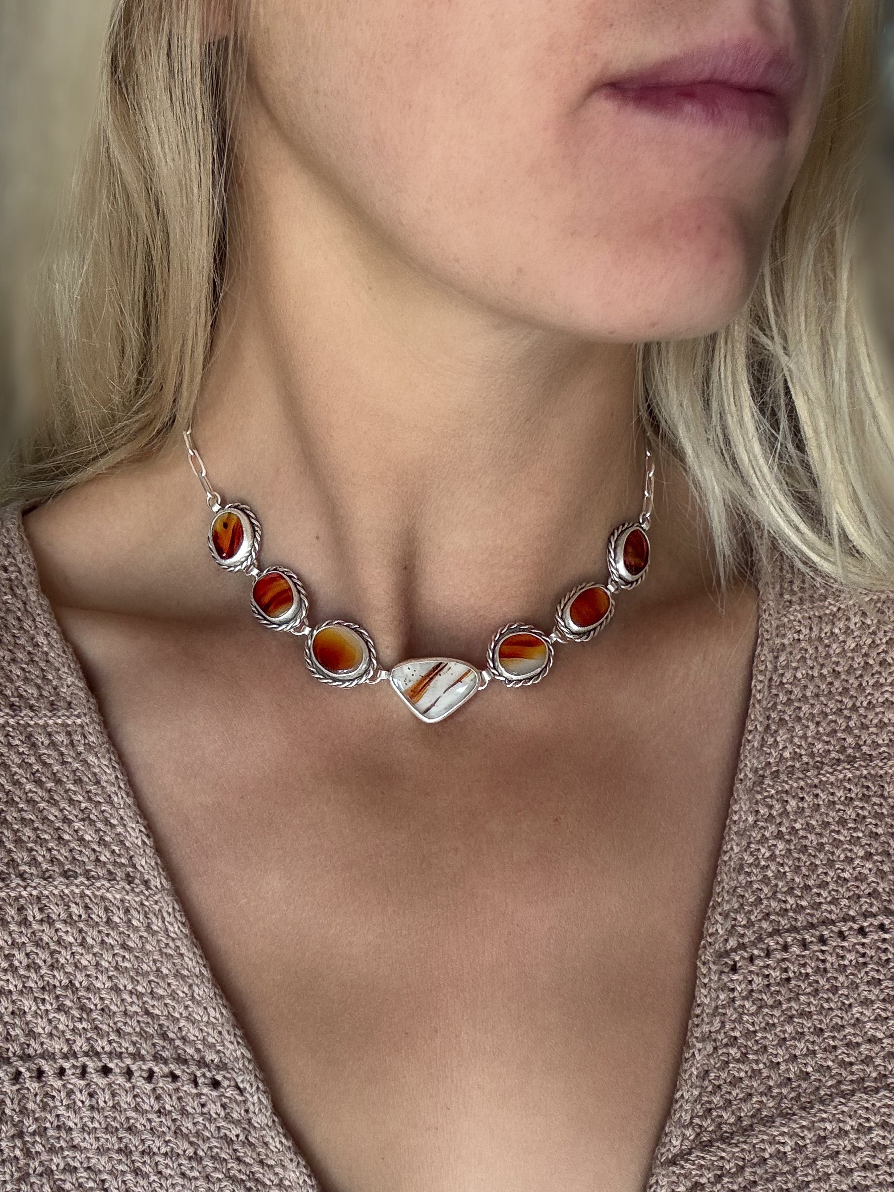 Montana Agate Choker