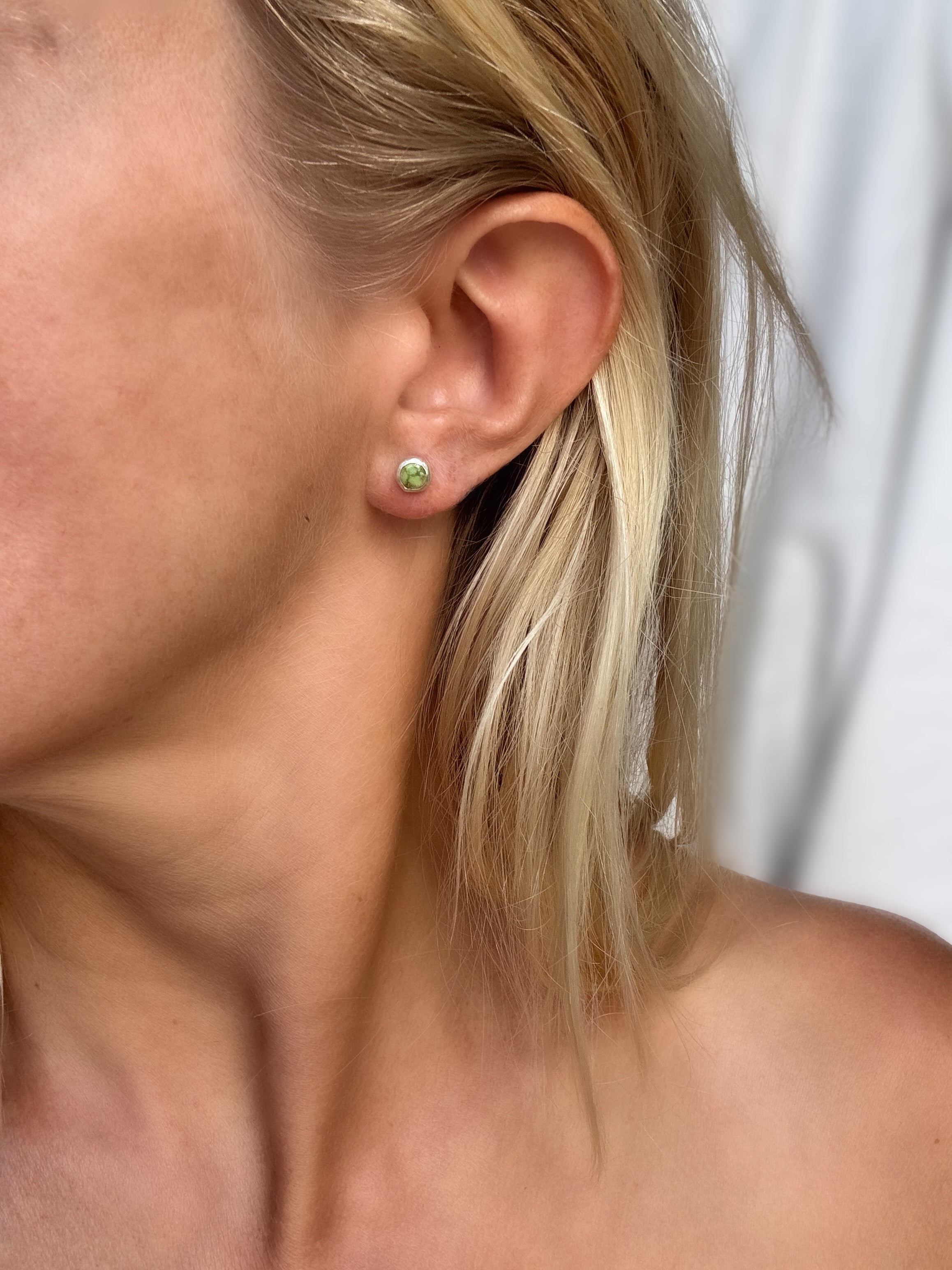 Turquoise Studs (Made-to-Order)