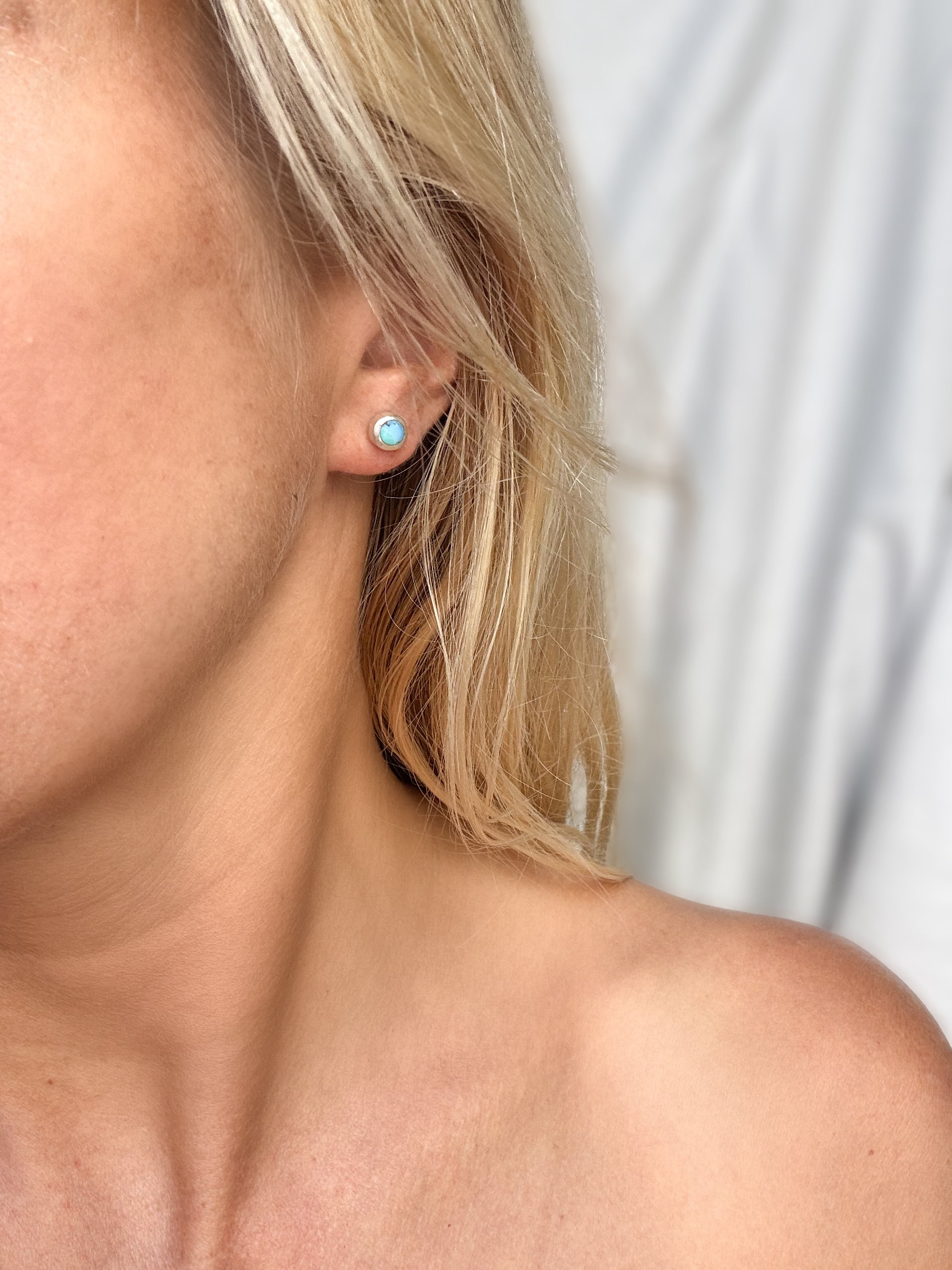 Turquoise Studs (Made-to-Order)