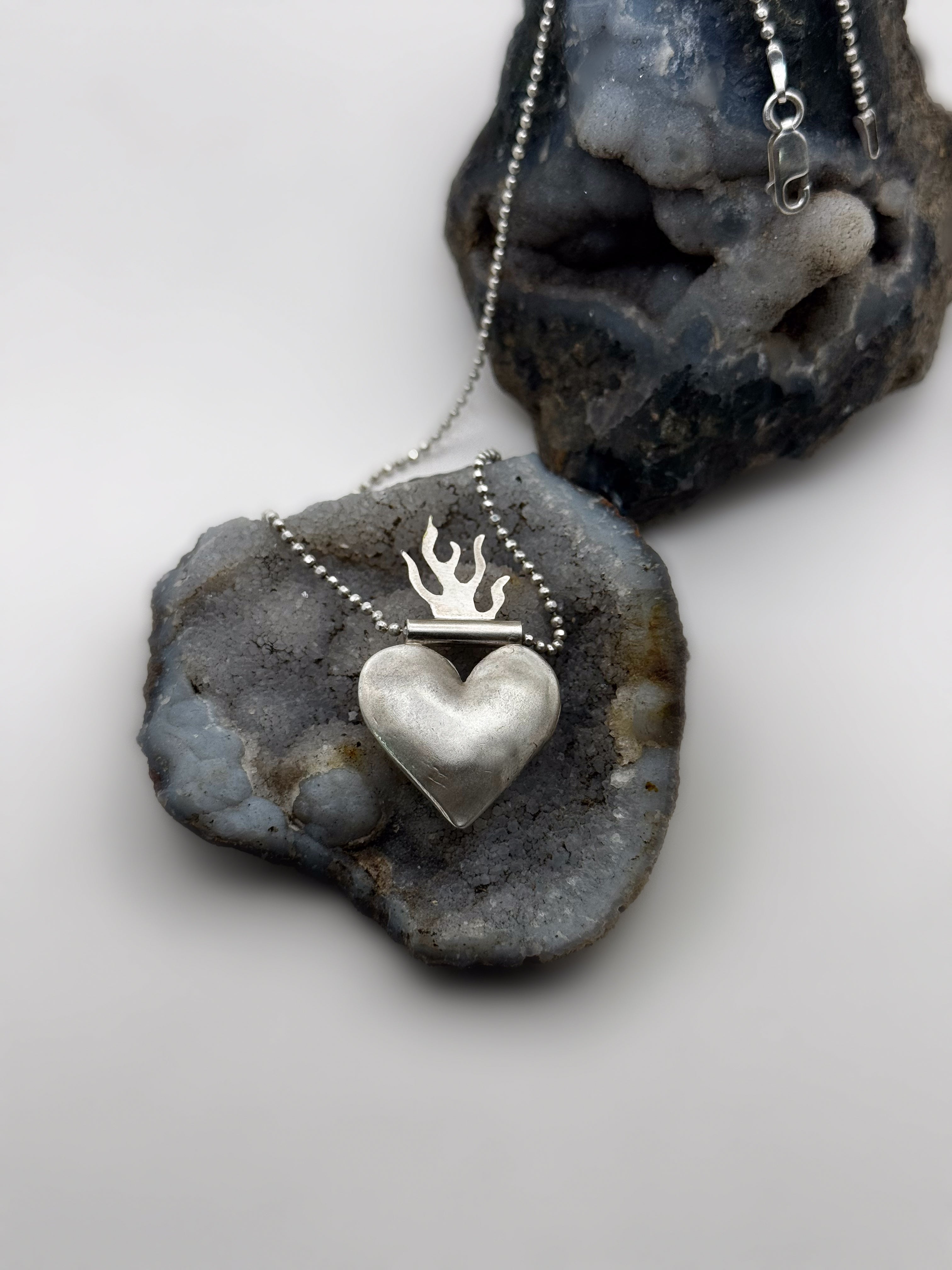Heart On Fire Necklace
