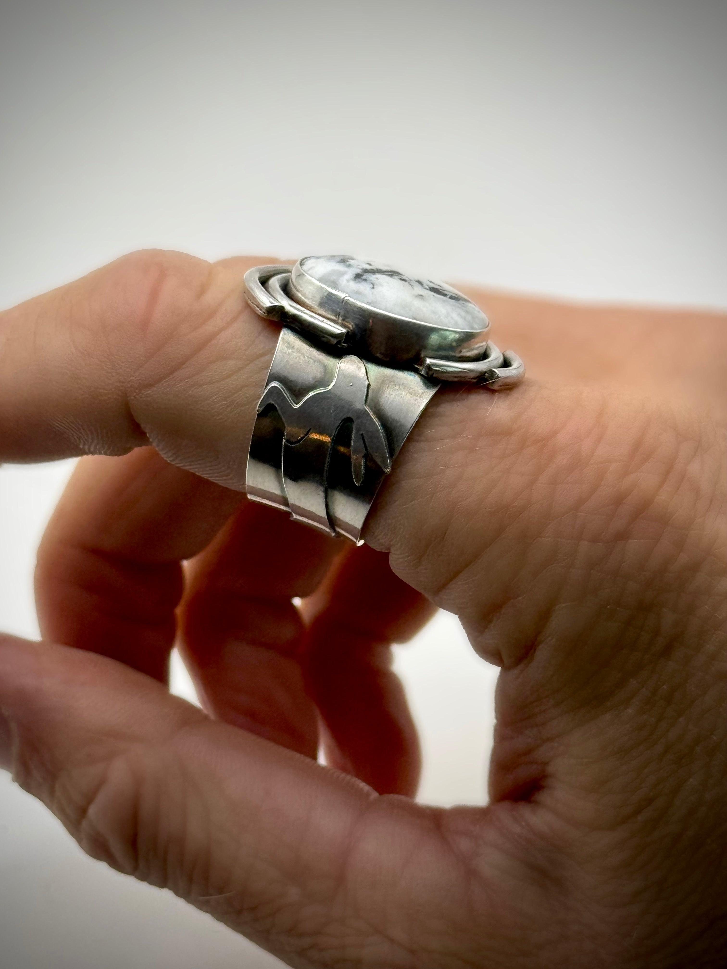 White Rabbit Ring (Size 8.25)