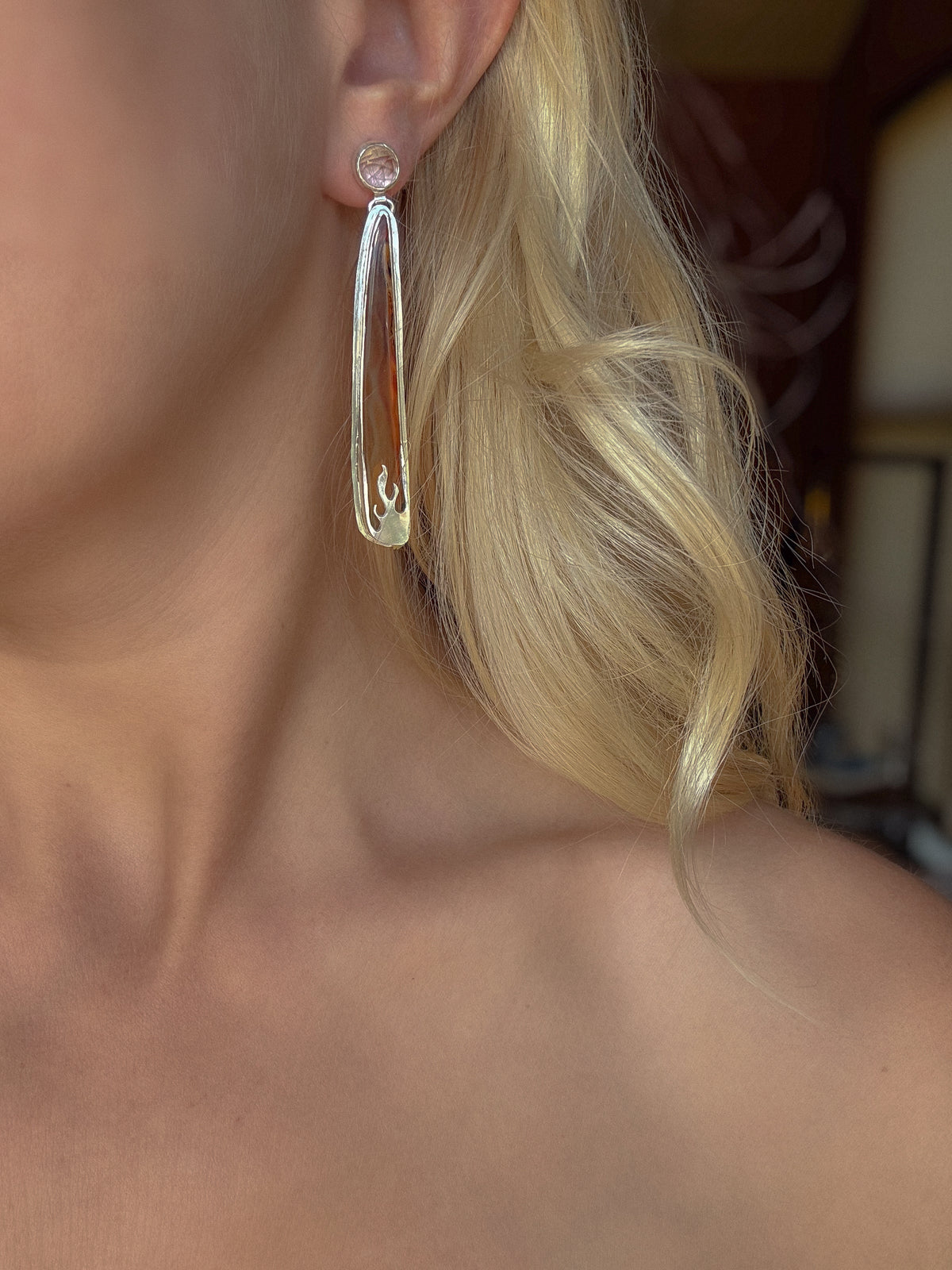 Baby She's on Fire! Earrings