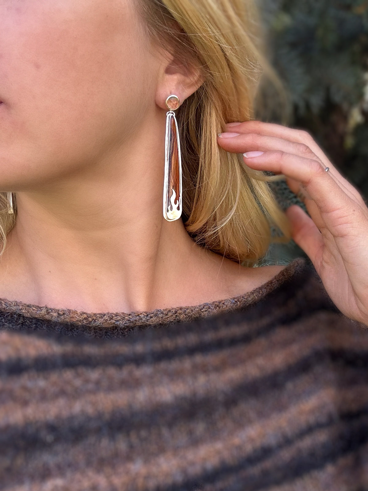 Baby She's on Fire! Earrings