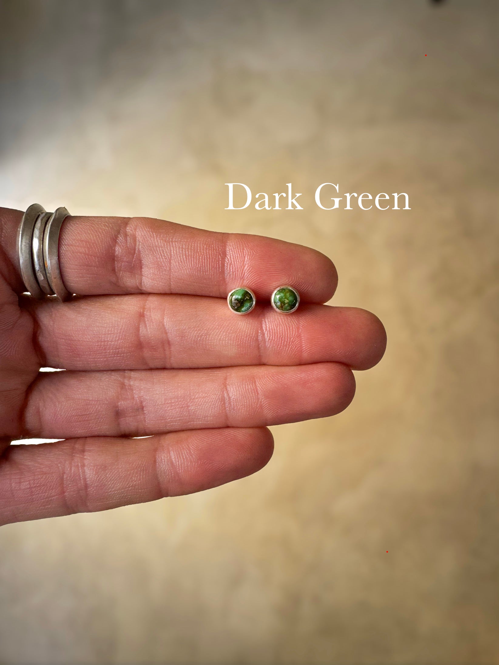 Turquoise Studs (Made-to-Order)
