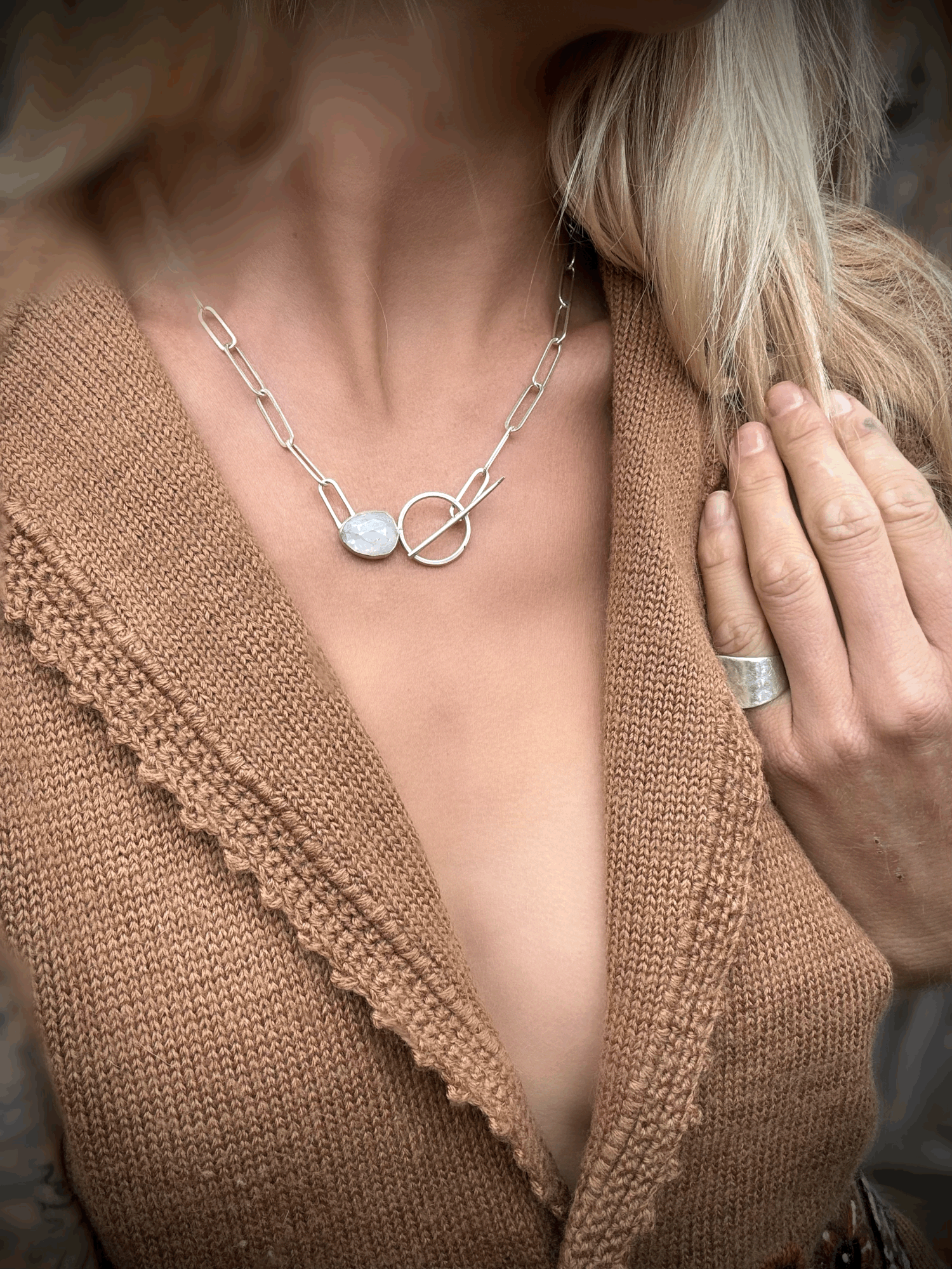 Moon Stone Chain