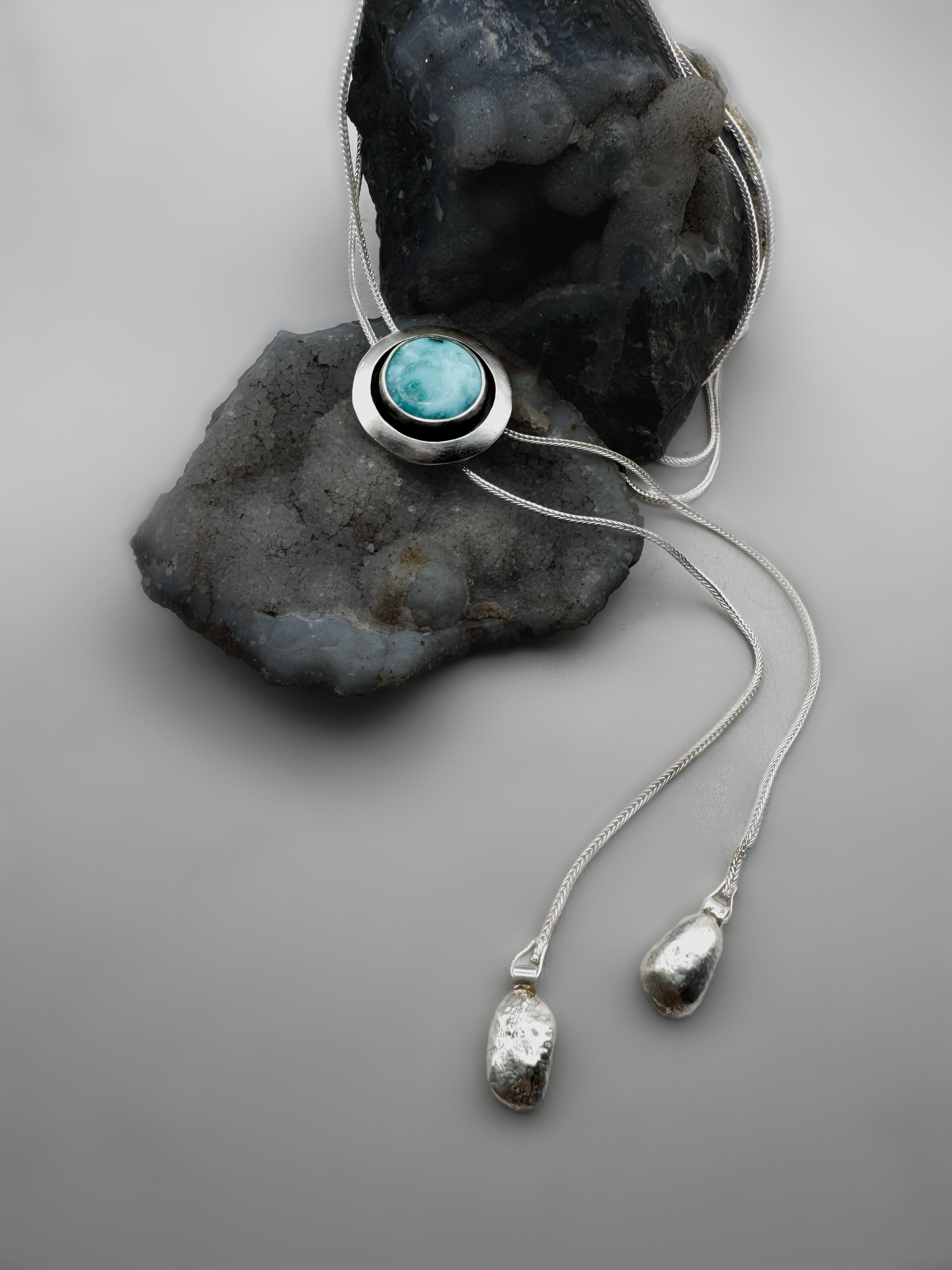 Silver Frame Necklace #2