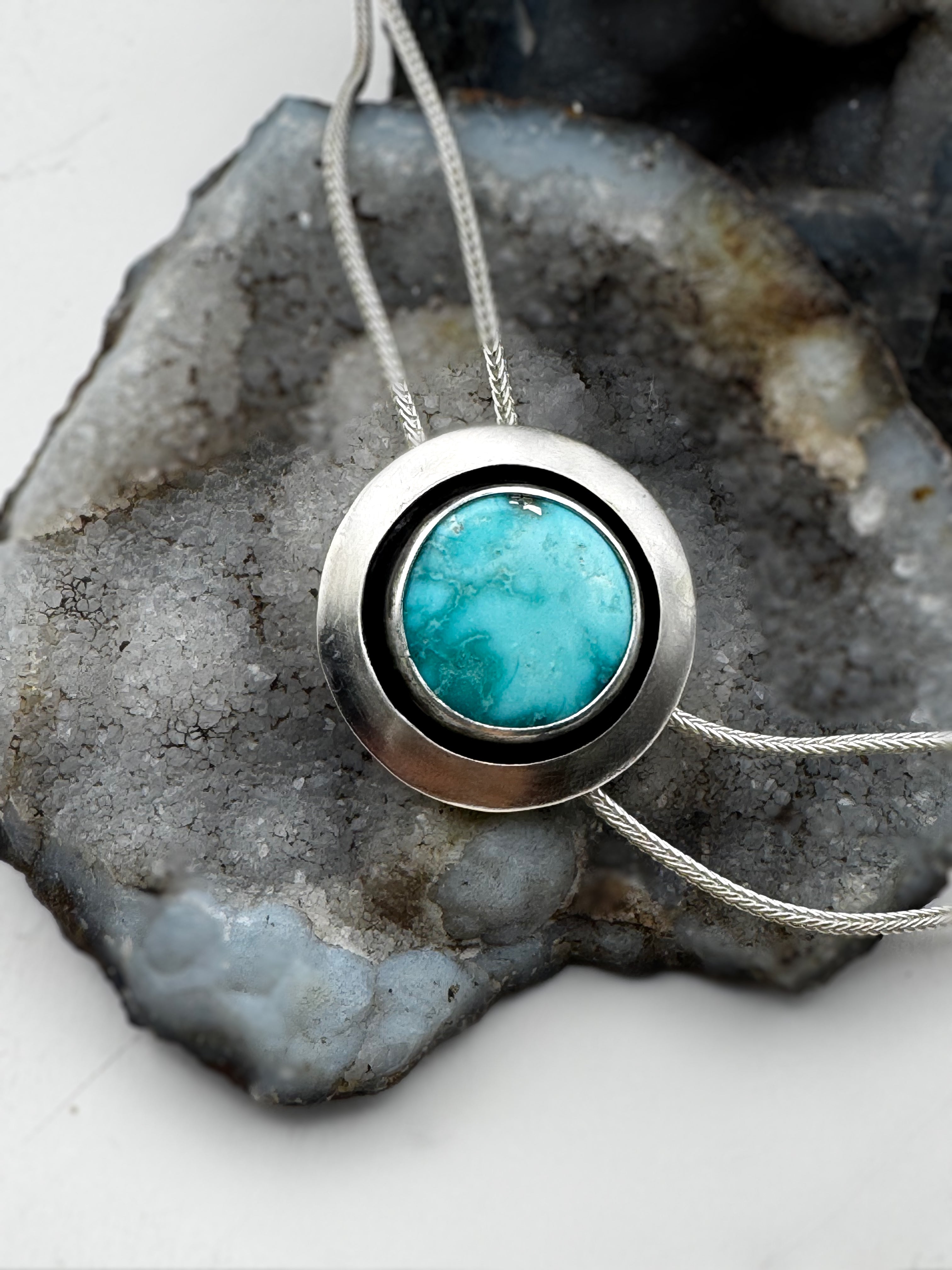 Silver Frame Necklace #2