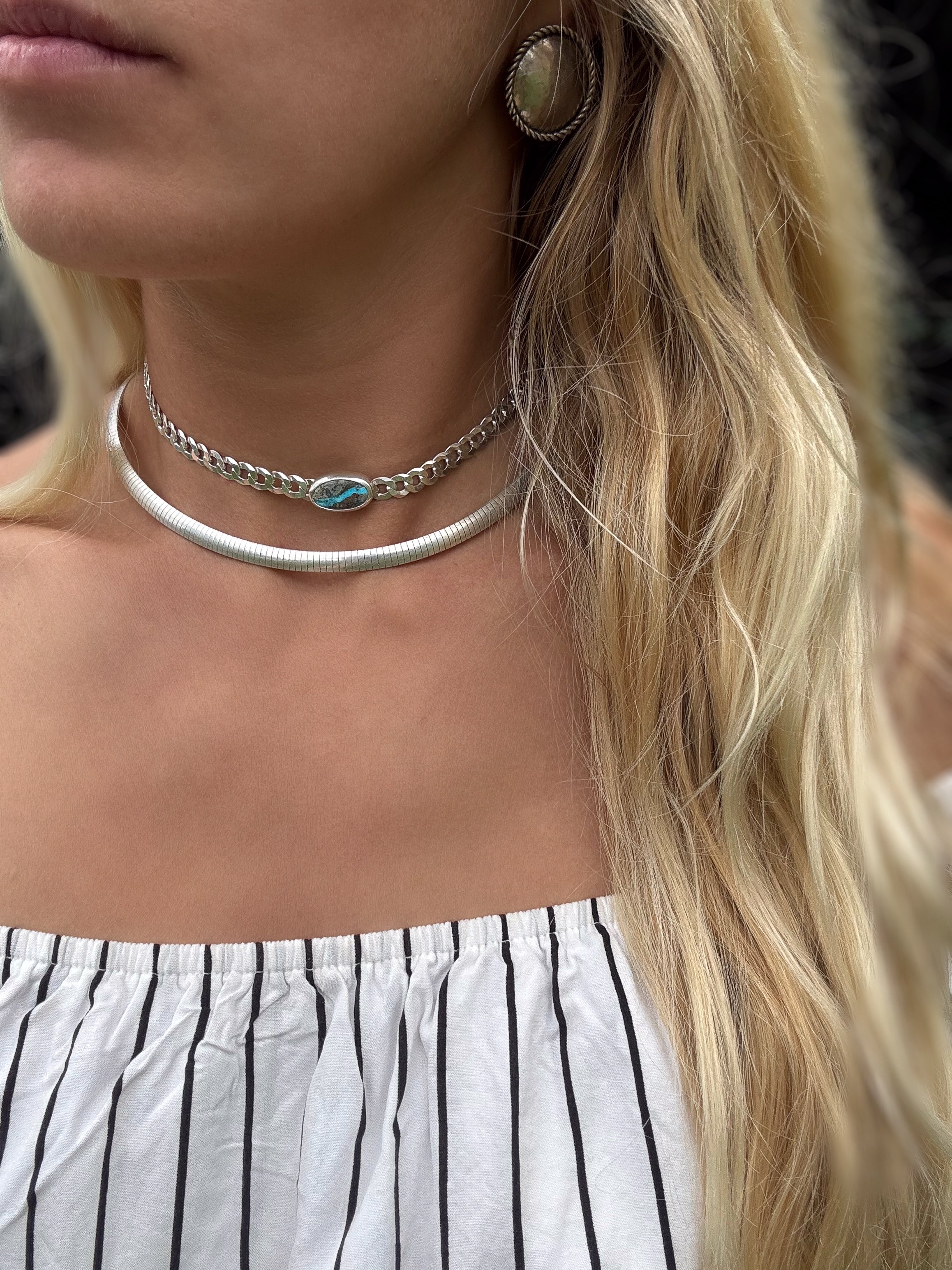 Royston Ribbon Curb Chain Choker