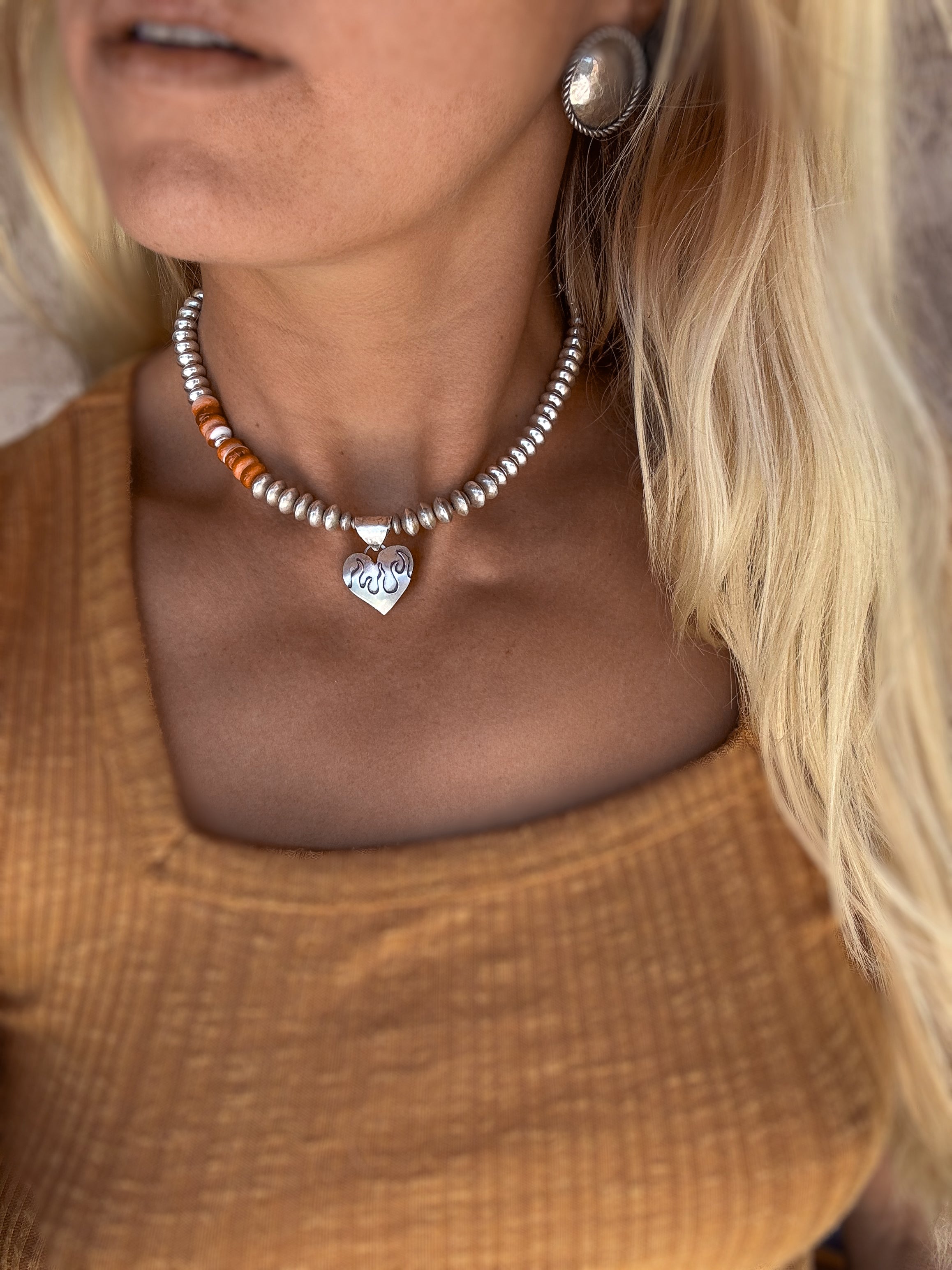 Red Flame Necklace