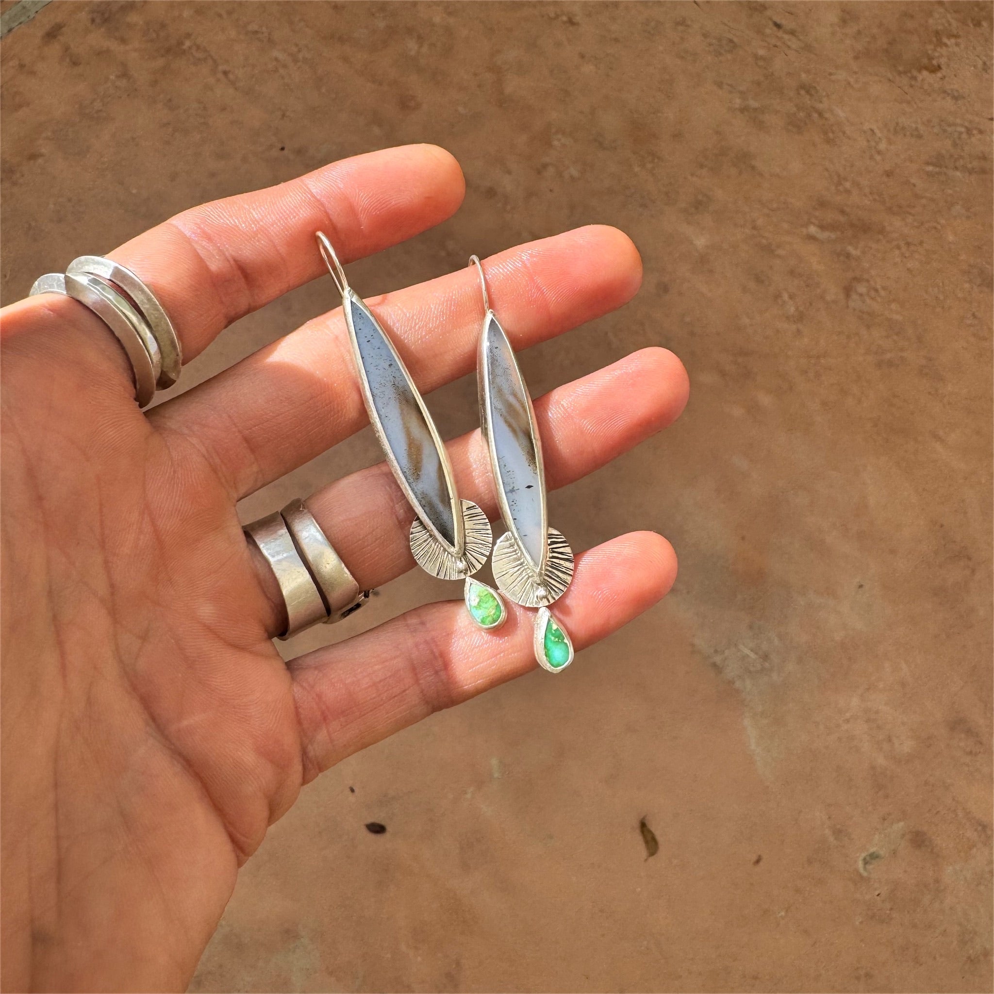 Stormy Sky Earrings