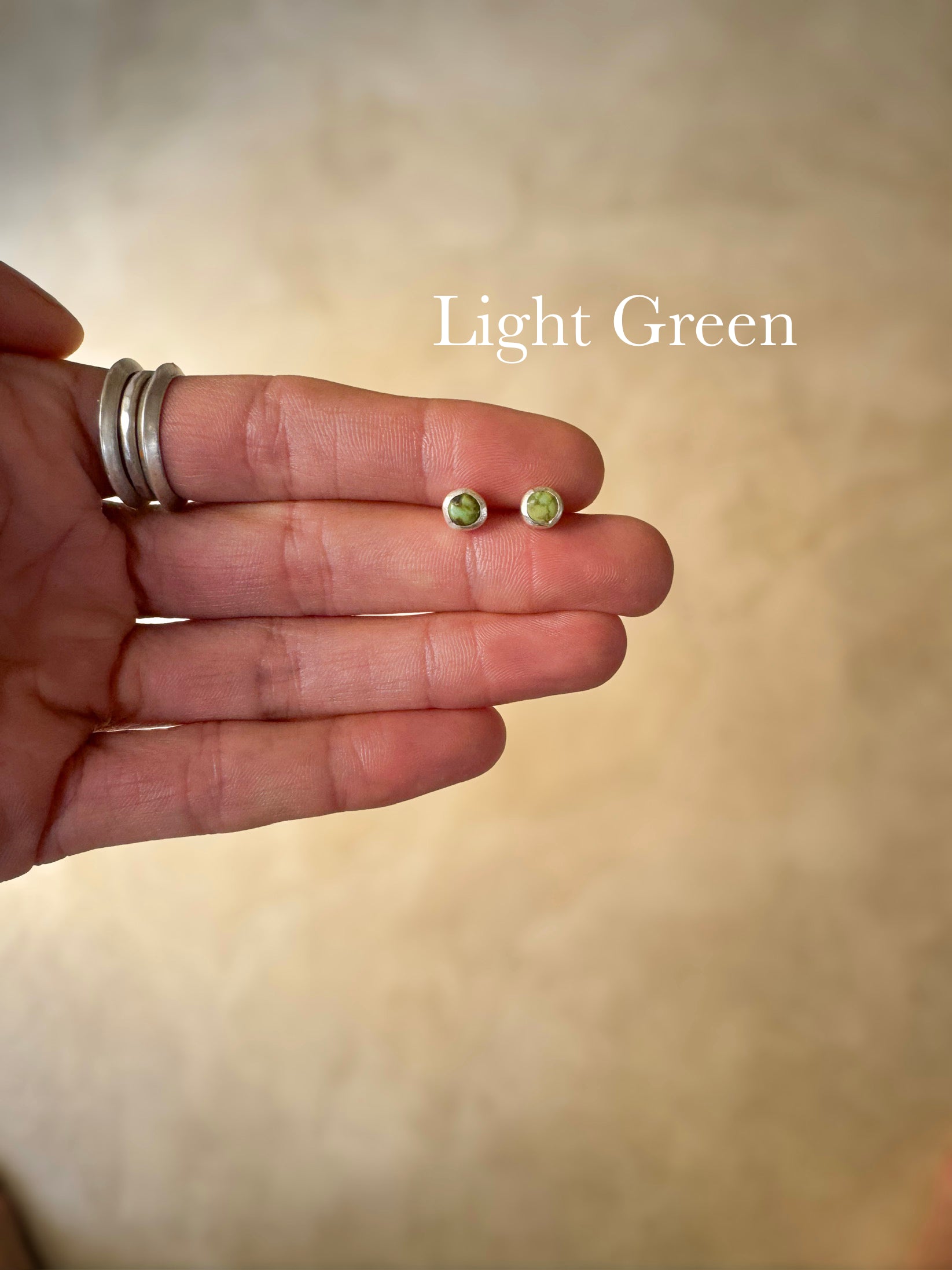 Turquoise Studs (Made-to-Order)