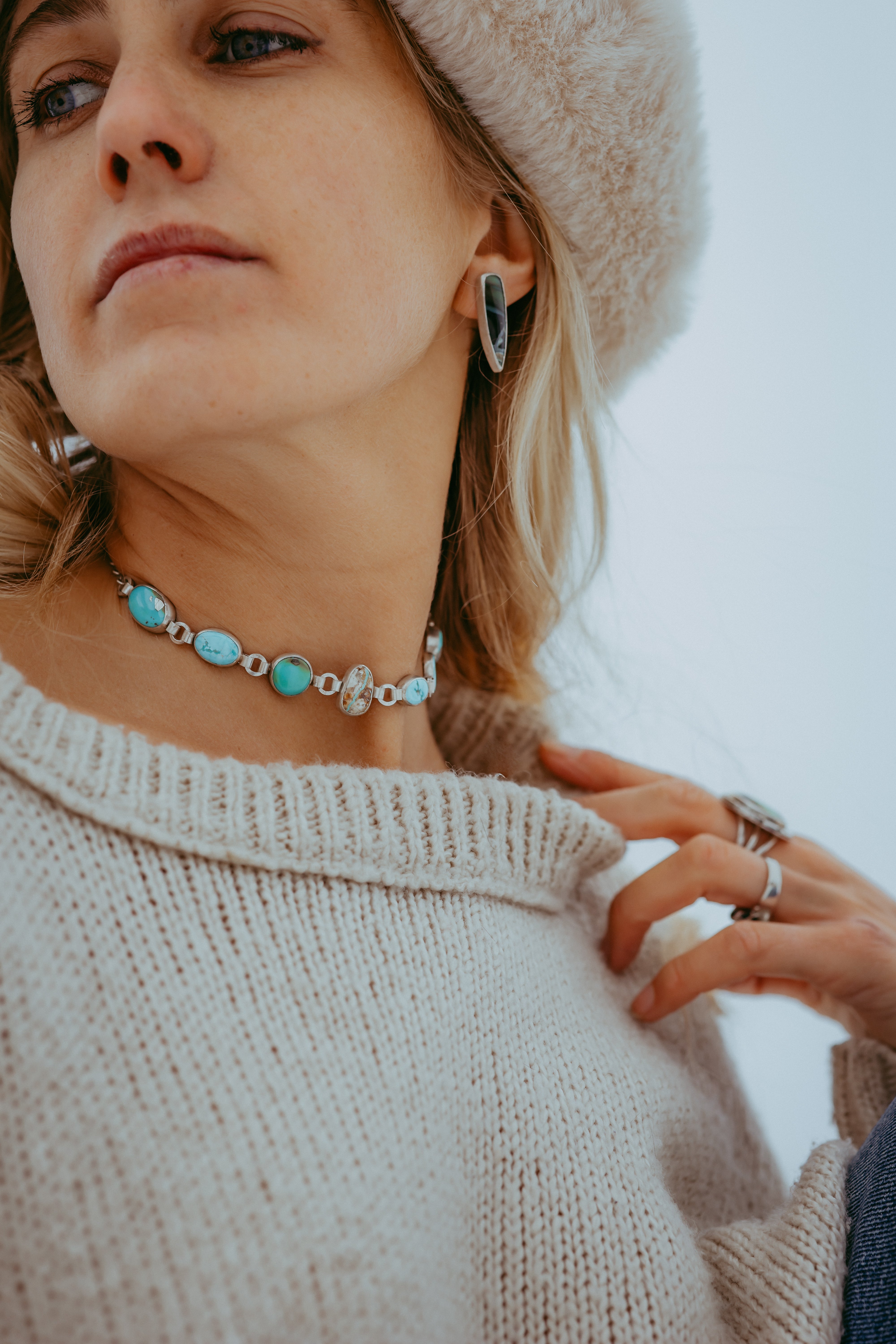 Baby Blue Choker