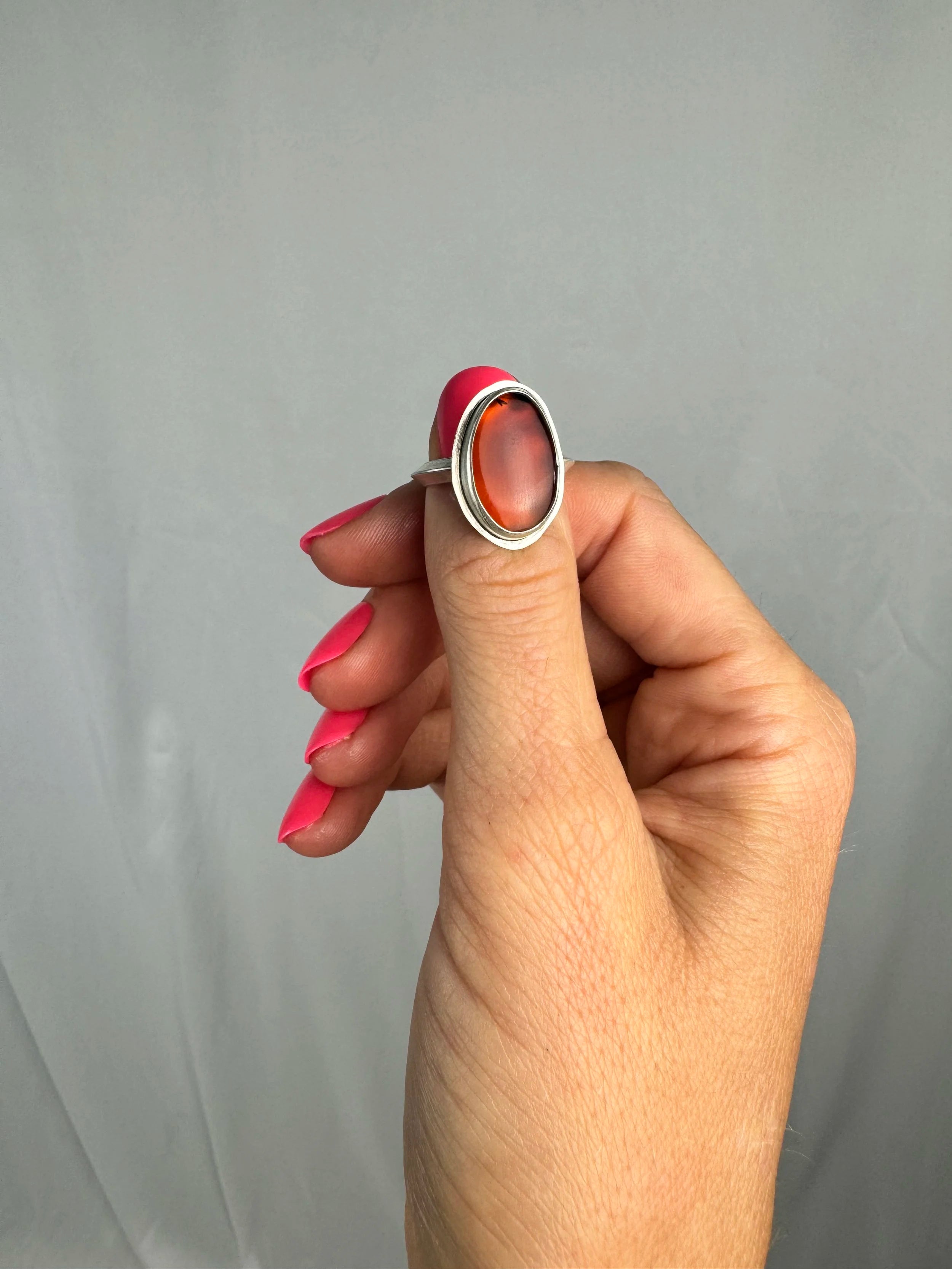 Amber Prism Ring (SIZE 8.25)