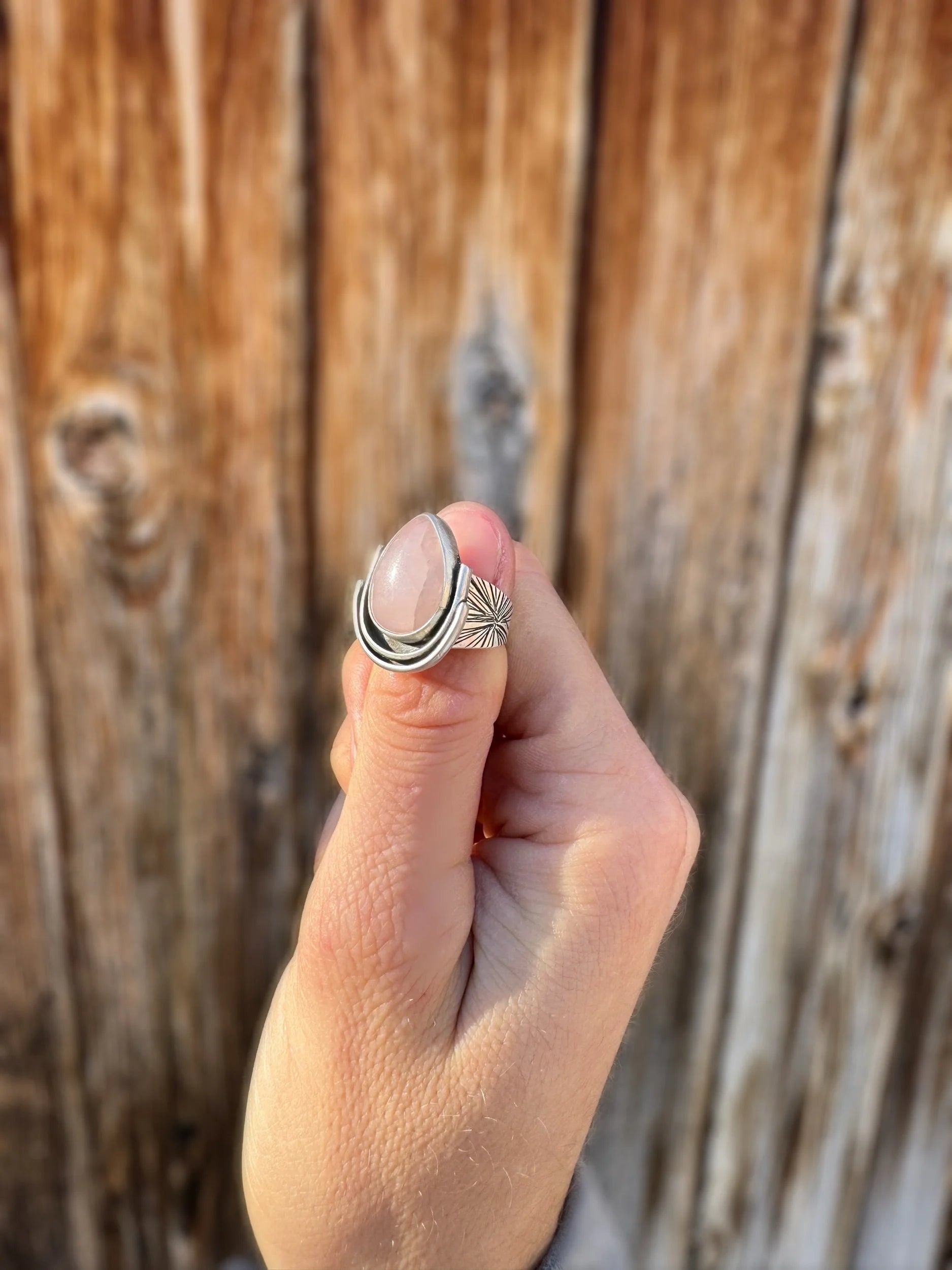 Pink Thunder Ring (Size 7)
